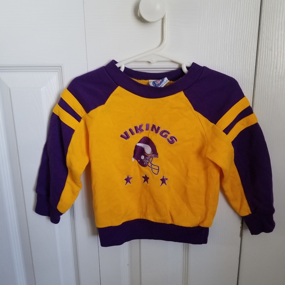NFL Vikings Youth Long Sleeve Shirt - OFFICIAL